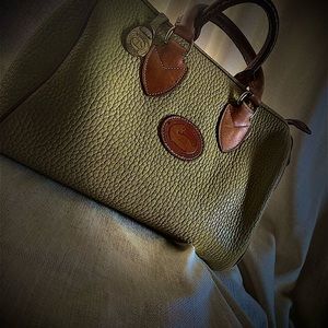 • Vintage Leather  • Dooney & Bourke •  Handbag •